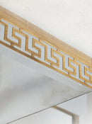 Valnela A | Alabaster Semi Flush Mounted Light
