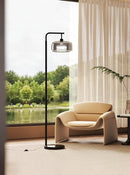 Rhanessa | Integrated Shelf Floor Lamp