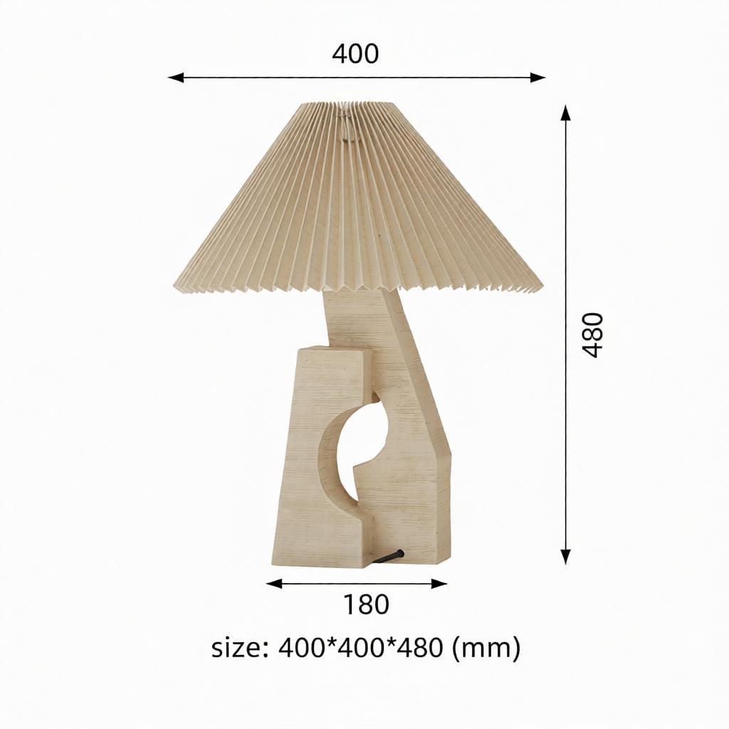 Simunek | Shaded Table Lamp - Detail View #3 | HomeCartel