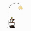Zaenira | Integrated Shelf Floor Lamp