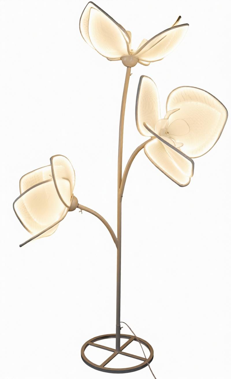Veilthar I Crystal Floor Lamp - Detail View #4 | HomeCartel