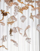 Feuille | Crystal Glass Cluster Chandelier