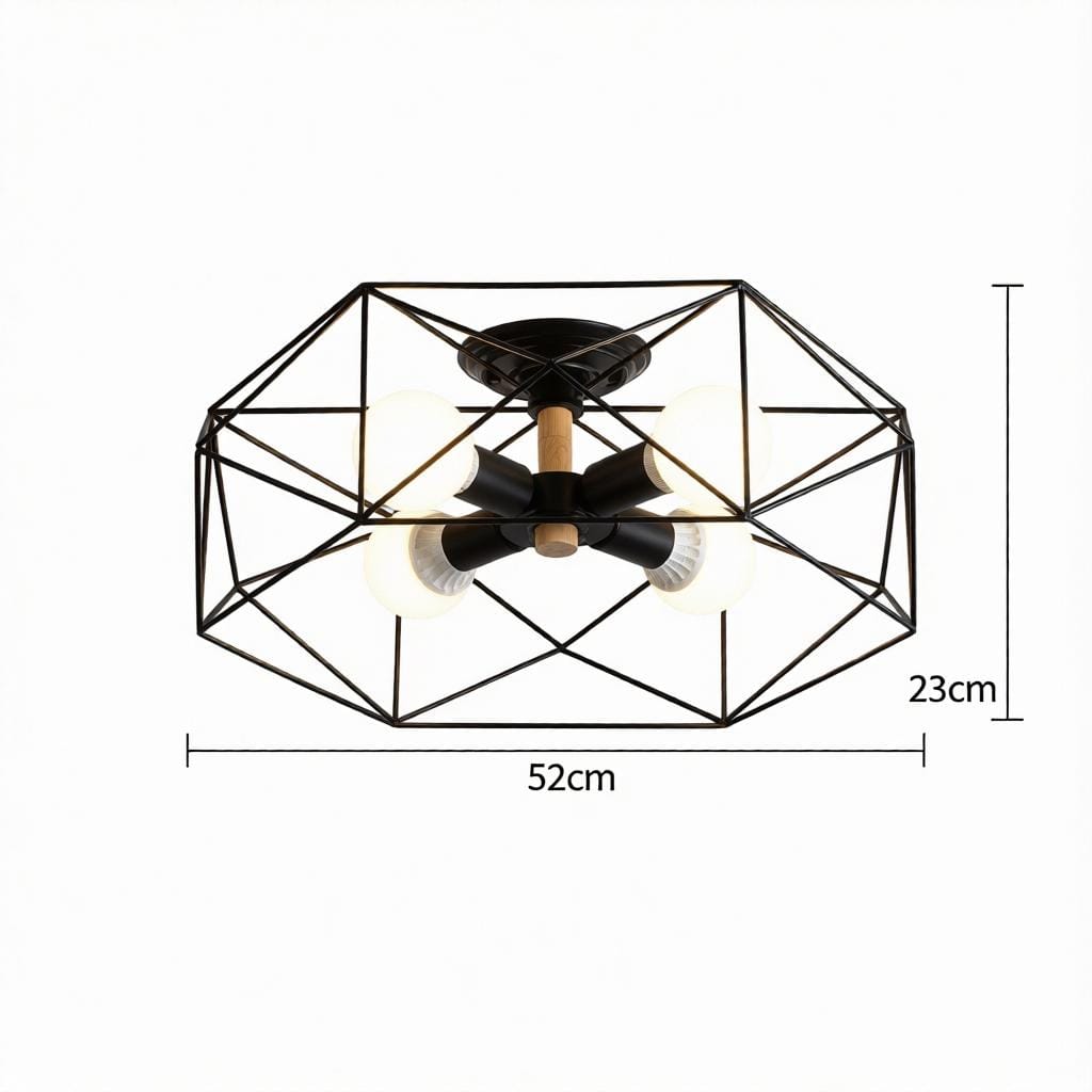 Paelithra | Semi Flush Mounted Light - Detail View #3 | HomeCartel