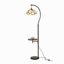 Faylira | Integrated Shelf Floor Lamp
