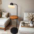 Melantha | Integrated Shelf Floor Lamp