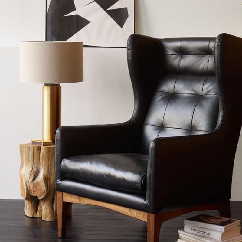 Atle | Brass Base Table Lamp - Home Cartel ®