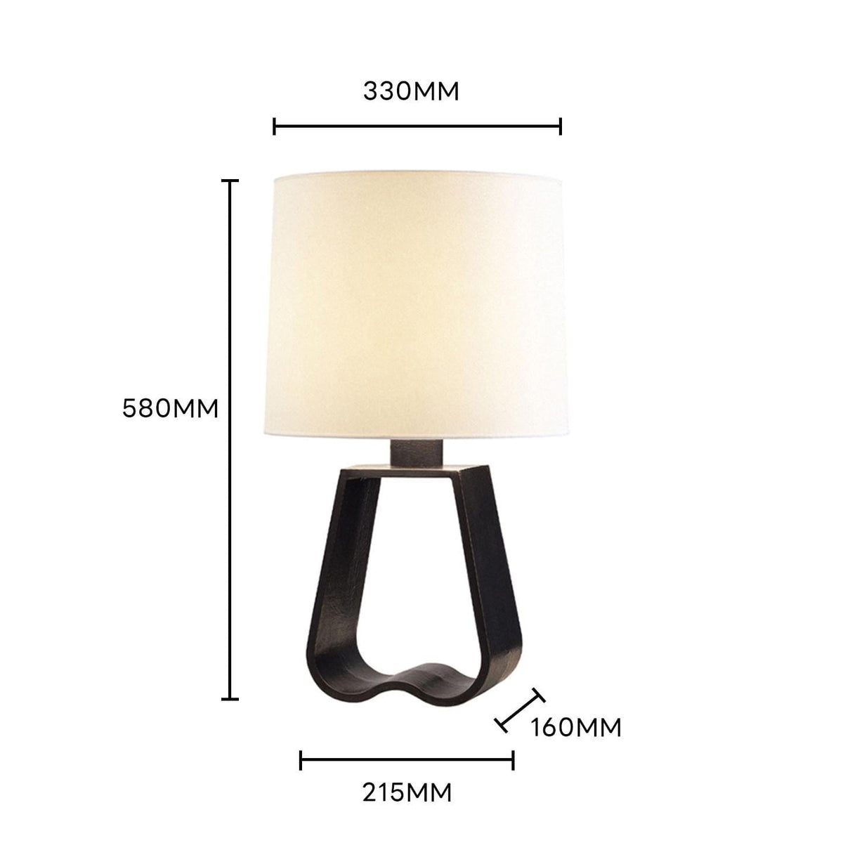 Taryn | Shaded Table Lamp - Home Cartel ®