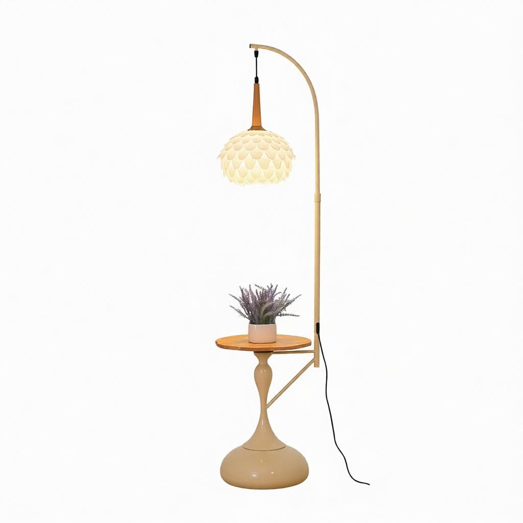 Halvessa | Integrated Shelf Floor Lamp