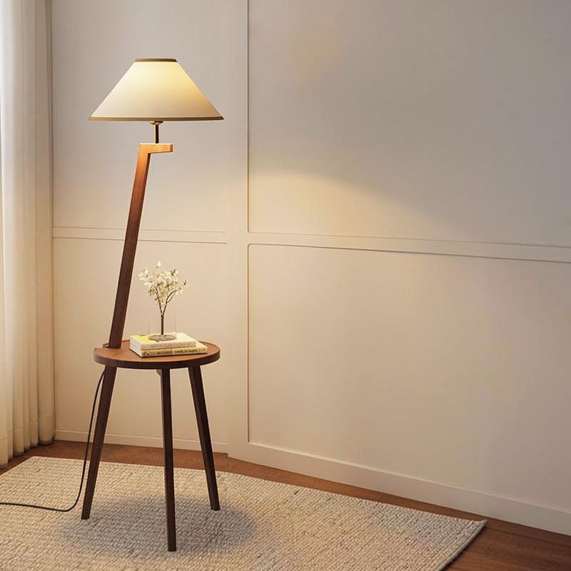 Valynra | Integrated Shelf Floor Lamp - Detail View #2 | HomeCartel