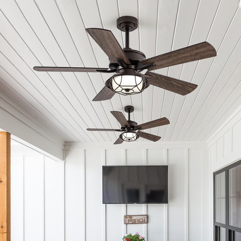 Belar | Outdoor Lighted Ceiling Fan - Detail View #3 | HomeCartel