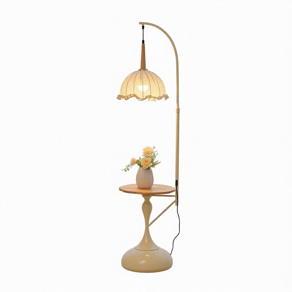 Halvessa | Integrated Shelf Floor Lamp - Modern Floor Lamp | HomeCartel Philippines