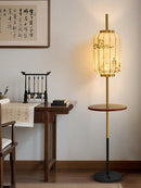 Norelis | Integrated Shelf Floor Lamp