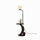 Cresalyn | Integrated Shelf Floor Lamp