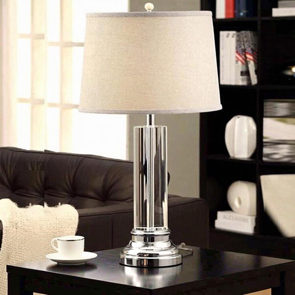 Sylvalisse | Crystal Table Lamp - Detail View #2 | HomeCartel