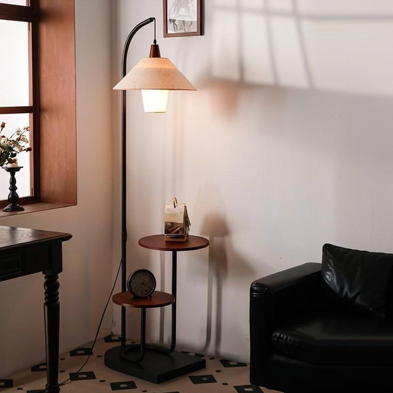 Yalviera | Integrated Shelf Floor Lamp - Detail View #2 | HomeCartel