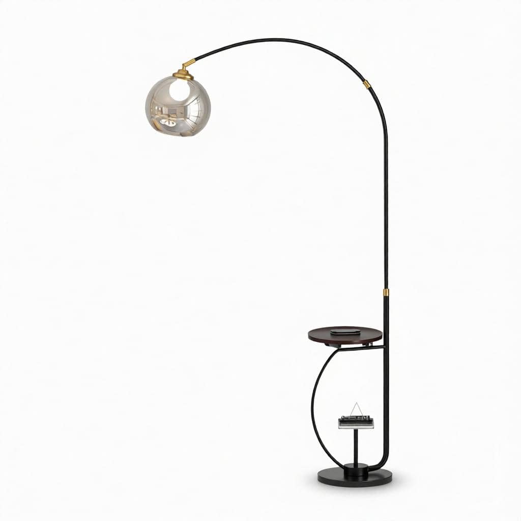 Florelle | Integrated Shelf Floor Lamp - Detail View #6 | HomeCartel