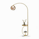 Florelle | Integrated Shelf Floor Lamp