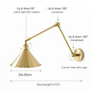 Sandil Une | Wall Light Swing Arm