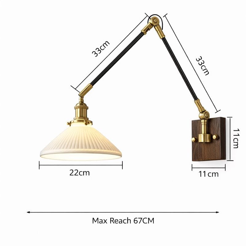 Sirion Une | Wall Light Swing Arm - Detail View #4 | HomeCartel