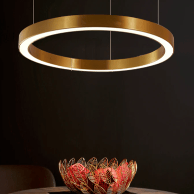 Halo | Modern Brass Chandelier - Home Cartel ®