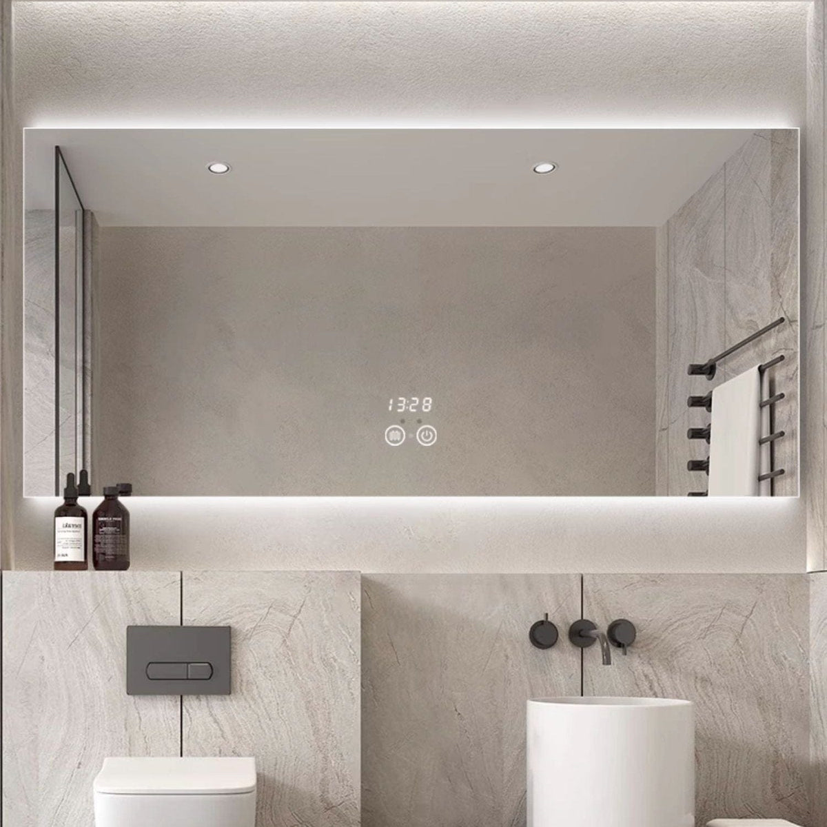 Mewto | Lighted Mirror - Detail View #2 | HomeCartel