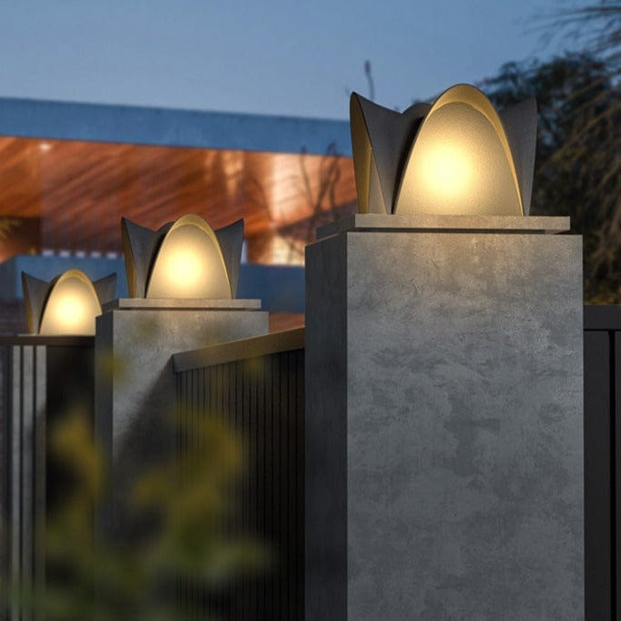 Zach | Outdoor Pillar Lamp - Detail View #5 | HomeCartel