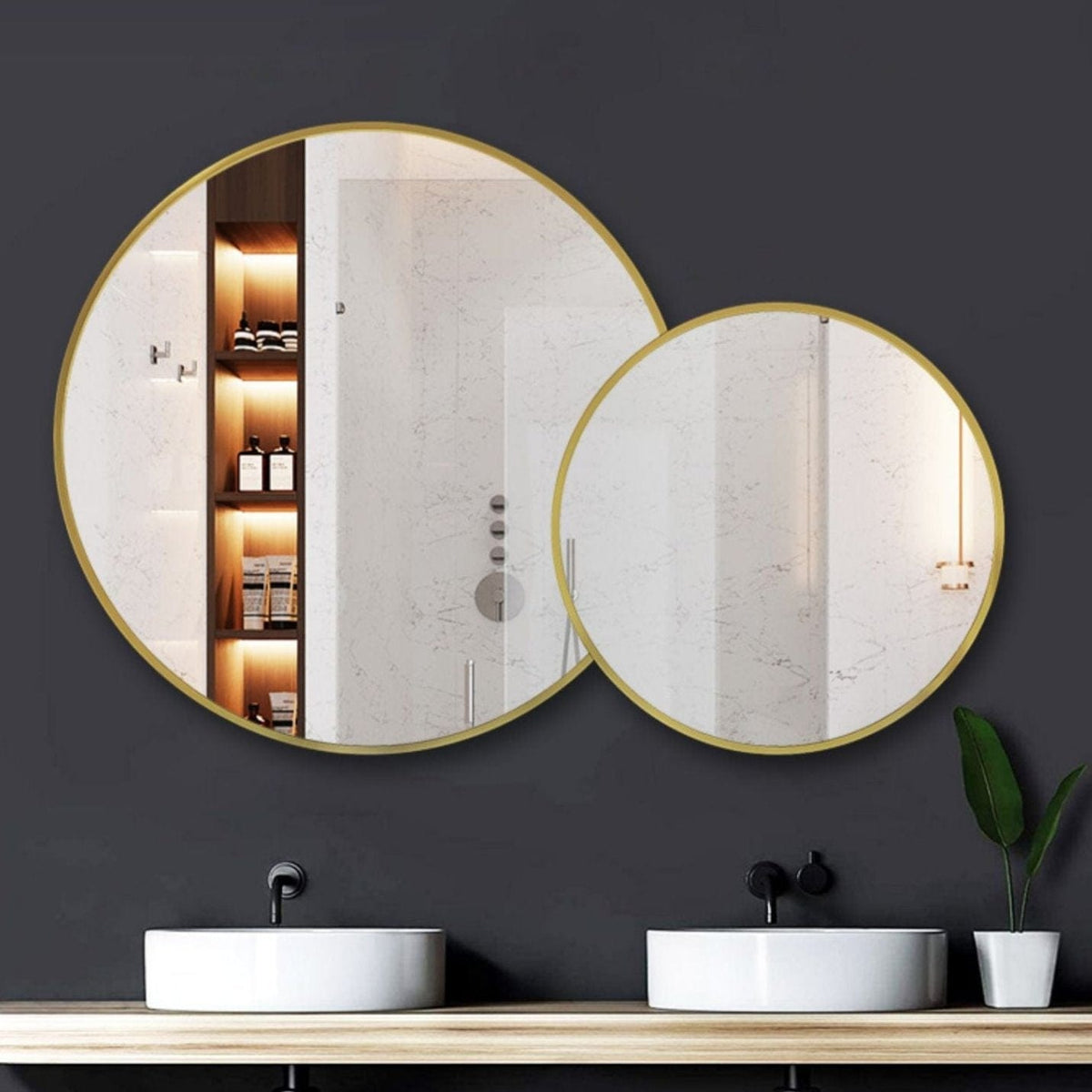 Tyrik | Non-Lighted Mirror - Modern Non-Lighted Mirror | HomeCartel Philippines