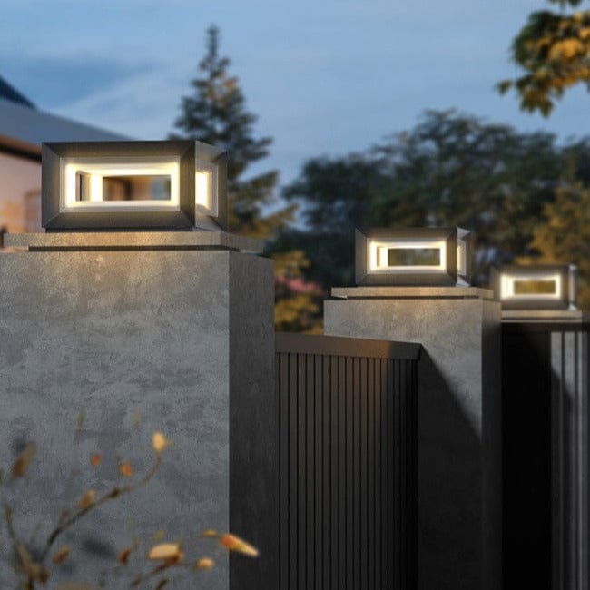 Maha | Outdoor Pillar Lamp - Detail View #5 | HomeCartel