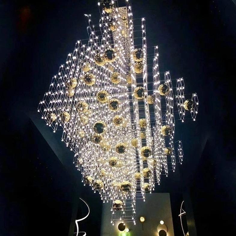 Glorify | Modern LED Cluster Chandelier - Detail View #4 | HomeCartel