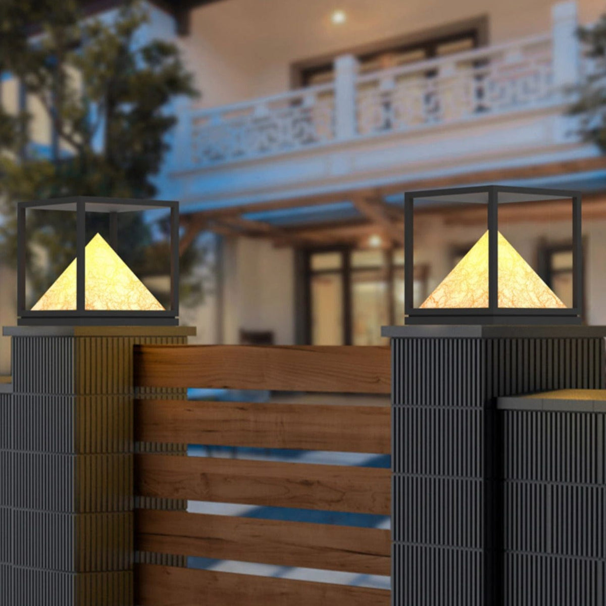Elvio | Outdoor Pillar Lamp - Modern ARCHITECTURAL OUTDOOR | HomeCartel Philippines