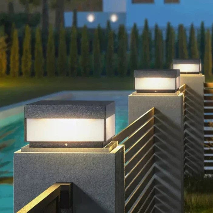 Marina | Outdoor Pillar Lamp - Detail View #3 | HomeCartel