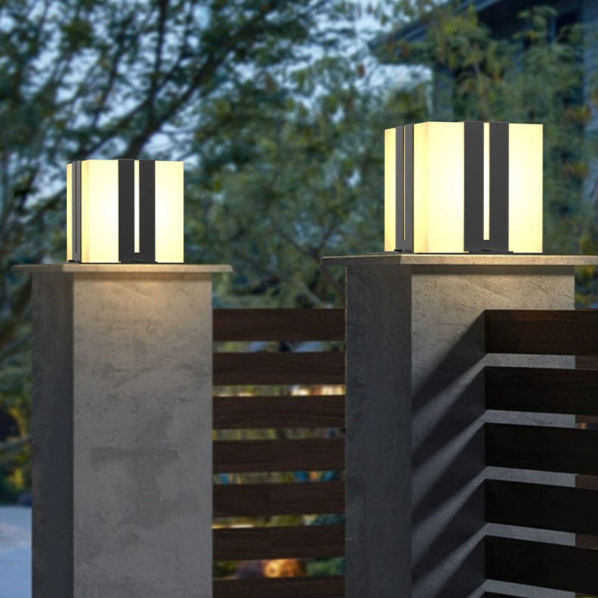 Yebe | Outdoor Pillar Lamp - Home Cartel ®