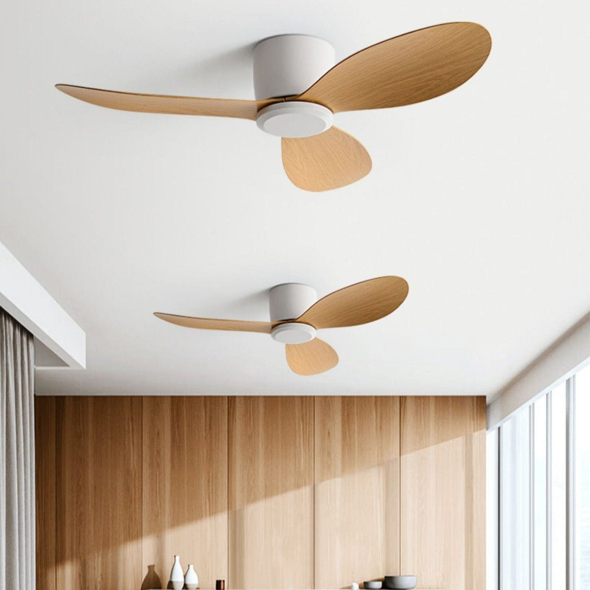 Everett | Three Blade Ceiling Fan - Modern Lighted Ceiling Fan | HomeCartel Philippines