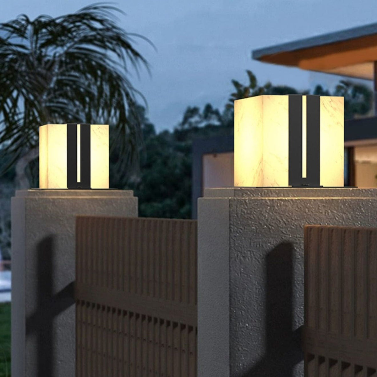 Yebe | Outdoor Pillar Lamp - Home Cartel ®