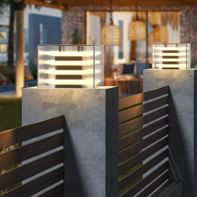 Kendric | Outdoor Pillar Lamp - Detail View #2 | HomeCartel