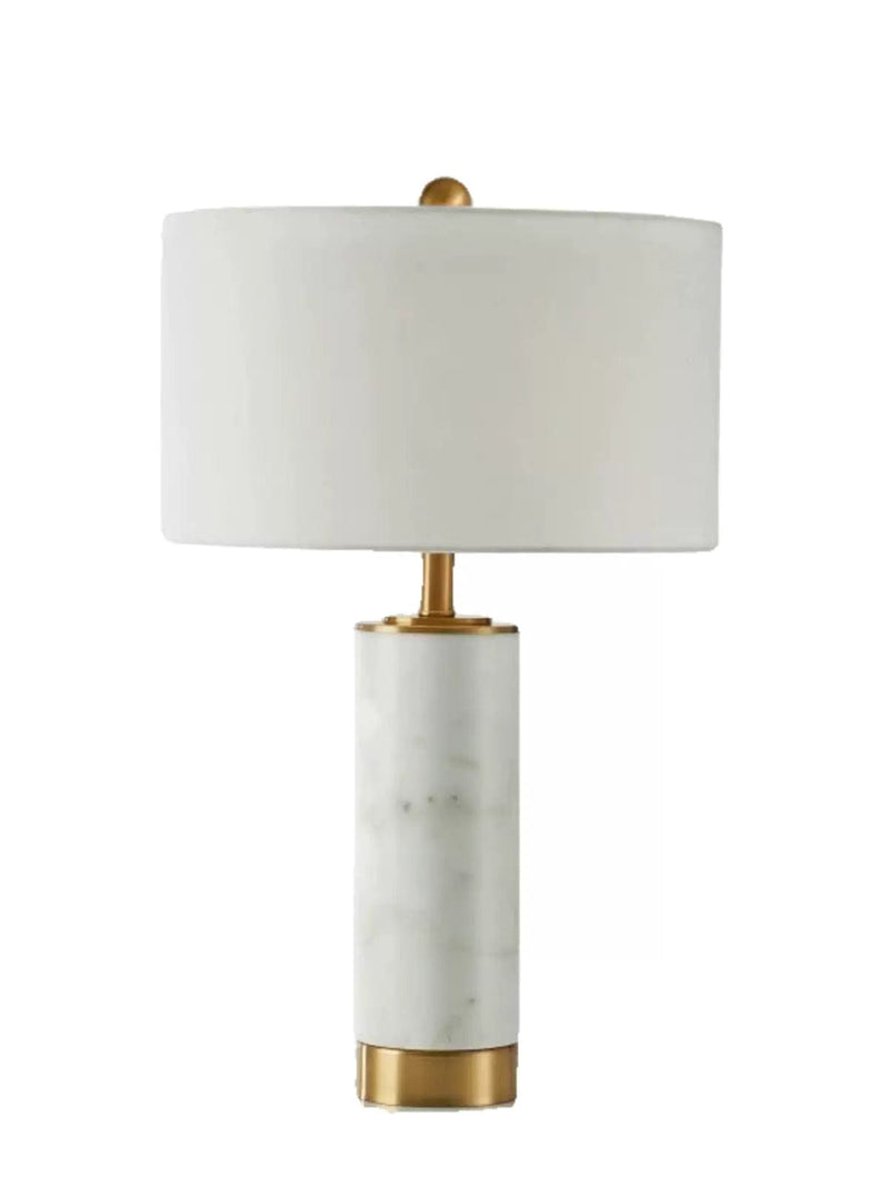 Amoura | Marble Table Lamp with Shade