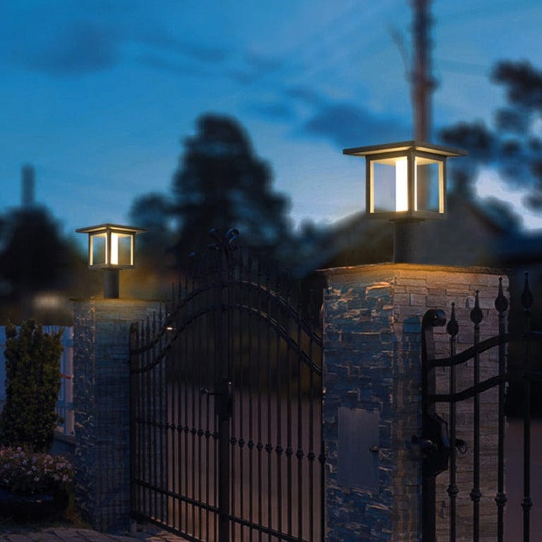 Desi | Outdoor Pillar Lamp - Detail View #5 | HomeCartel