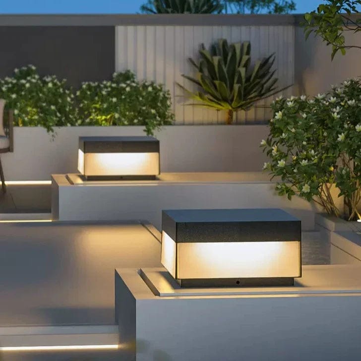 Marina | Outdoor Pillar Lamp - Detail View #2 | HomeCartel