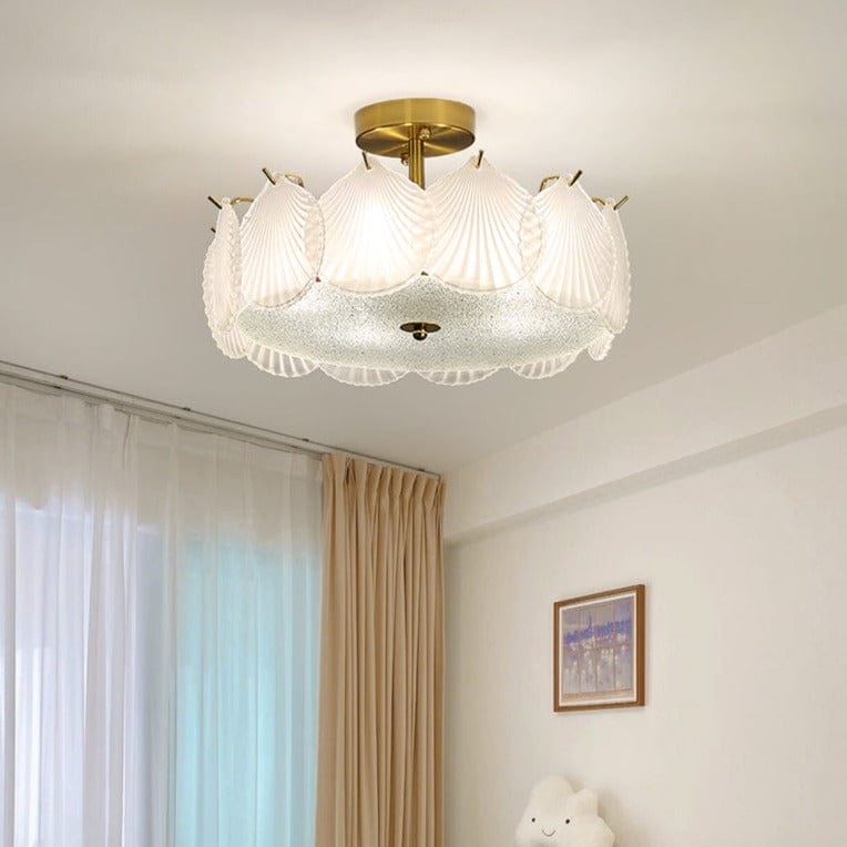 Raja Deux | Semi Flush Mounted Light