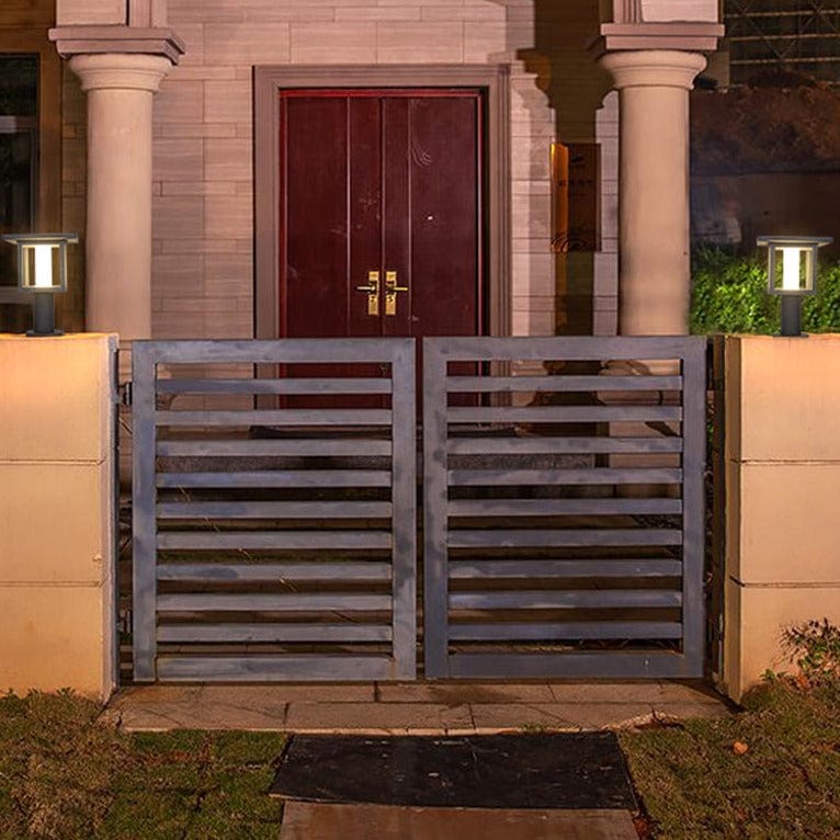 Desi | Outdoor Pillar Lamp - Detail View #7 | HomeCartel