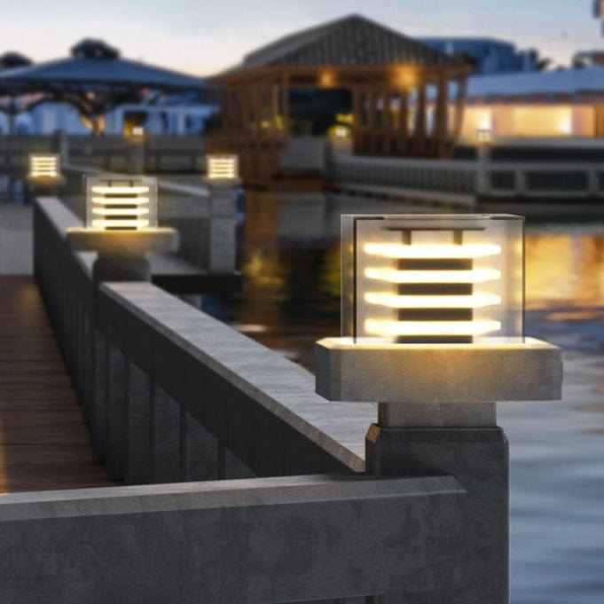 Kendric | Outdoor Pillar Lamp - Detail View #3 | HomeCartel