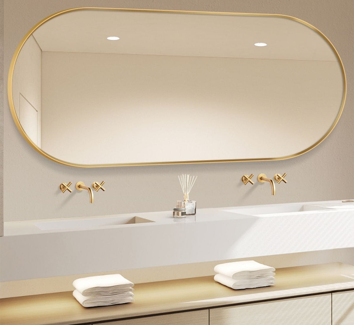 Corsley | Non-Lighted Mirror - Detail View #2 | HomeCartel
