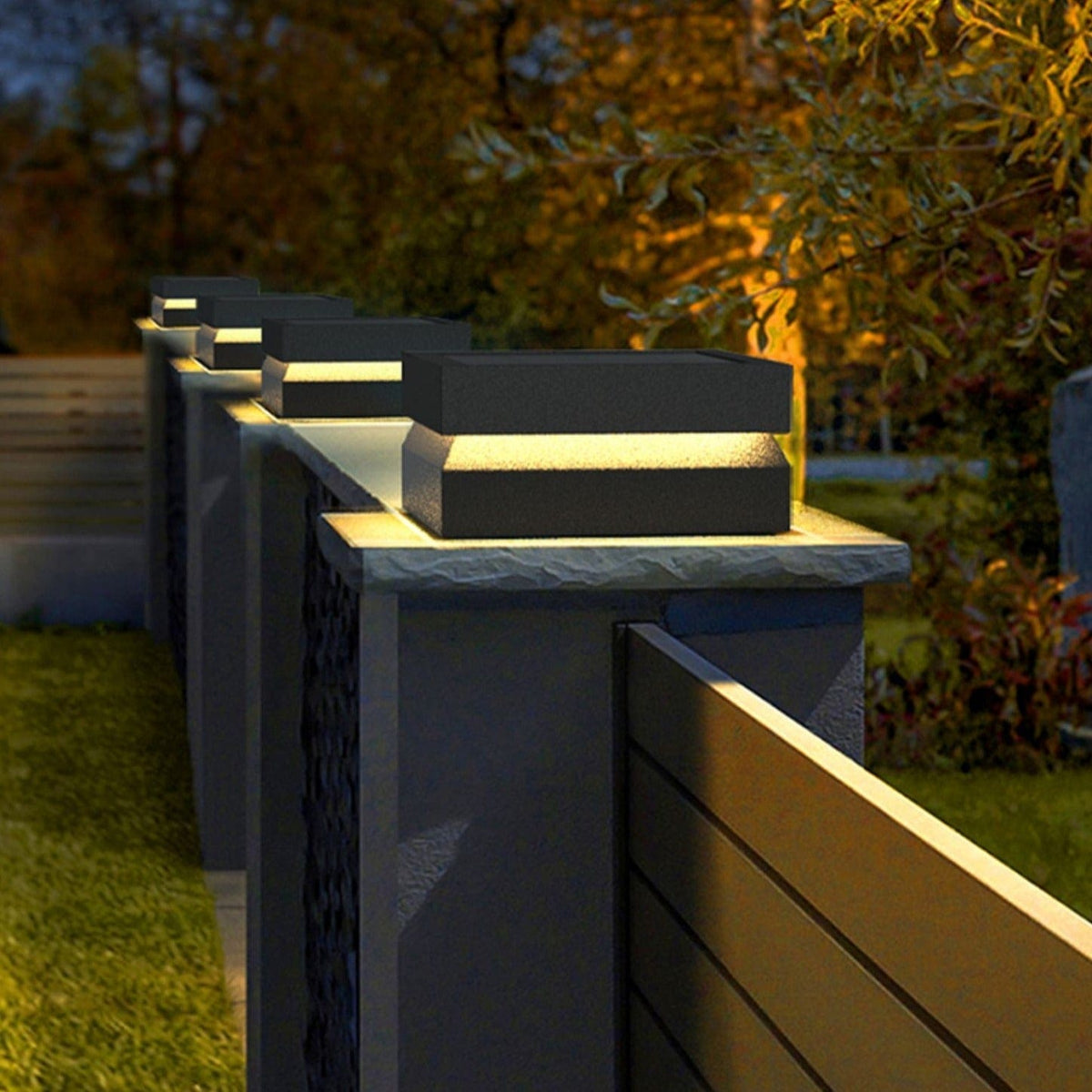 Hetu | Outdoor Pillar Lamp - Detail View #2 | HomeCartel