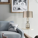 Gerda | Smoked Glass Table Lamp - Home Cartel ®