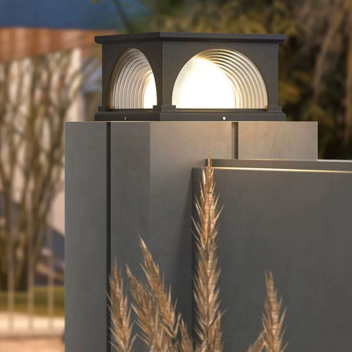 Camilo | Outdoor Pillar Lamp - Detail View #2 | HomeCartel