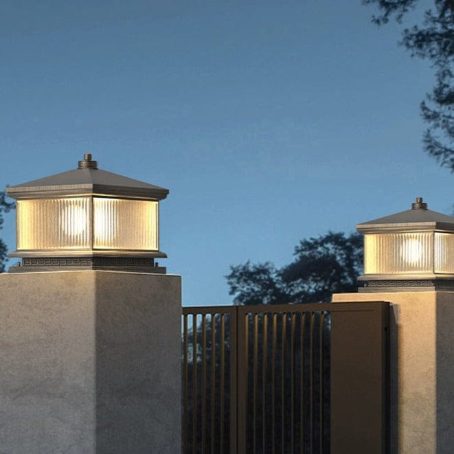Klavir | Outdoor Pillar Lamp - Detail View #3 | HomeCartel