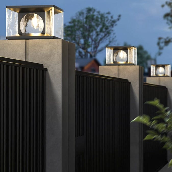 James | Outdoor Pillar Lamp - Detail View #3 | HomeCartel