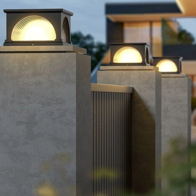 Camilo | Outdoor Pillar Lamp - Detail View #6 | HomeCartel