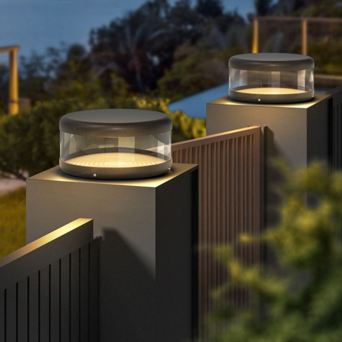 Zigs | Outdoor Pillar Lamp - Detail View #3 | HomeCartel