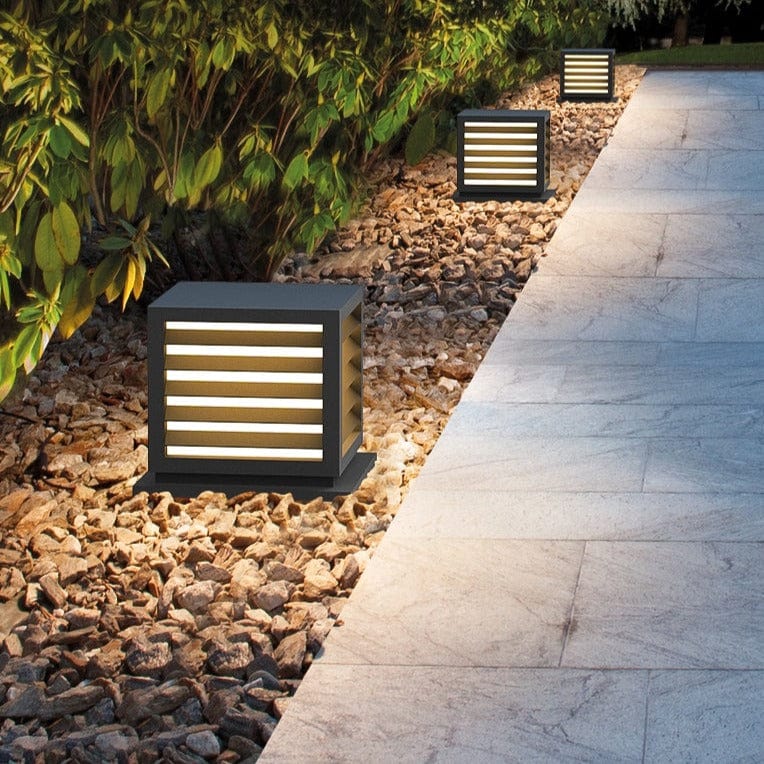Edavin | Outdoor Pillar Lamp - Detail View #6 | HomeCartel